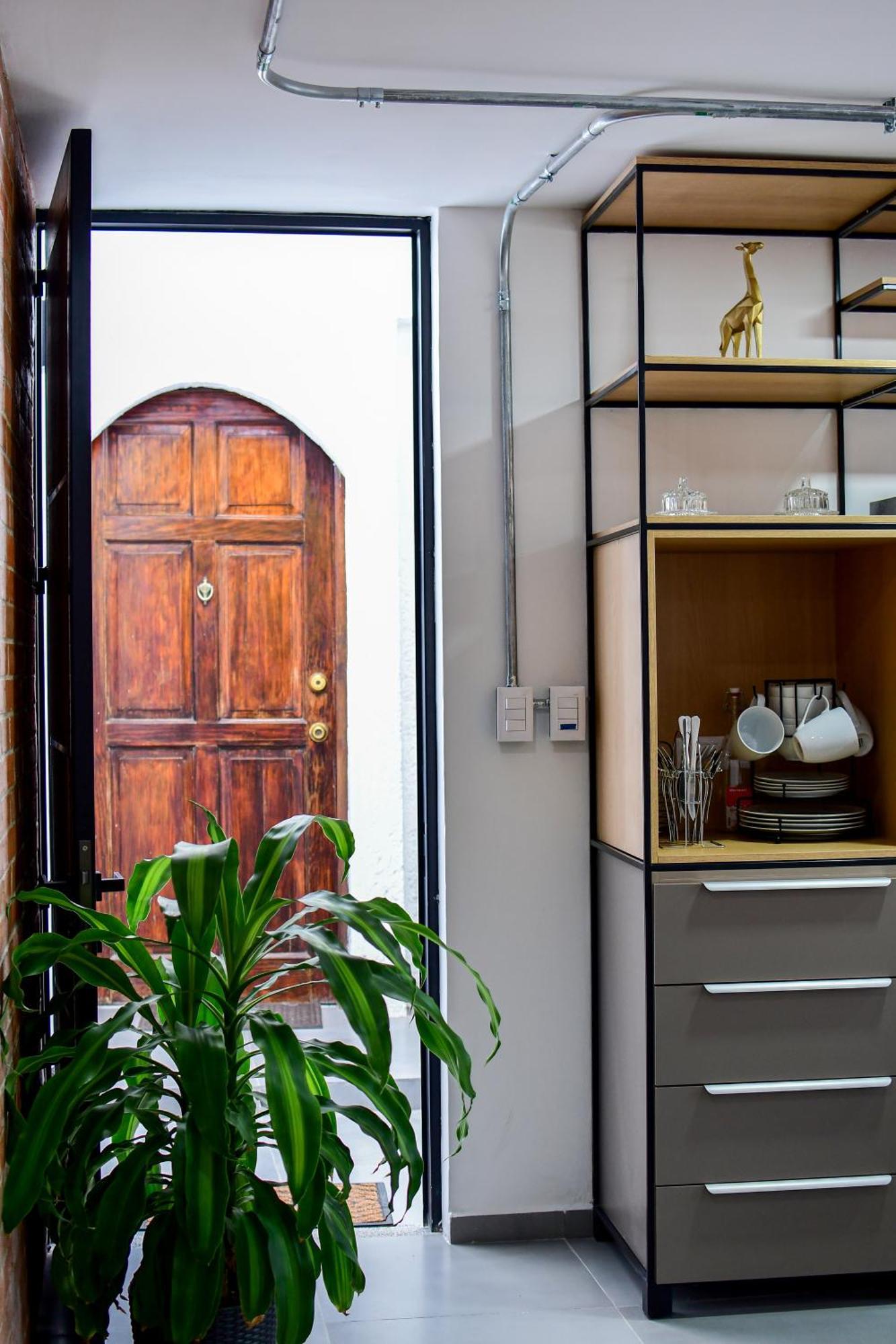 Estudio con cama extragrande